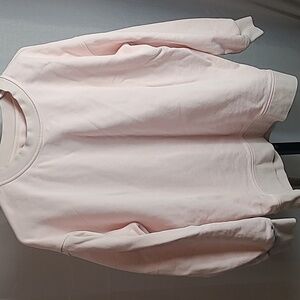 Women's Lululemon Perfectly Oversized Crewneck Sweater In Pink Mist Size 8